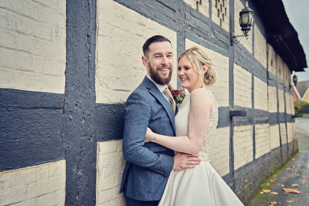 Jack and Jenna on their wedding day