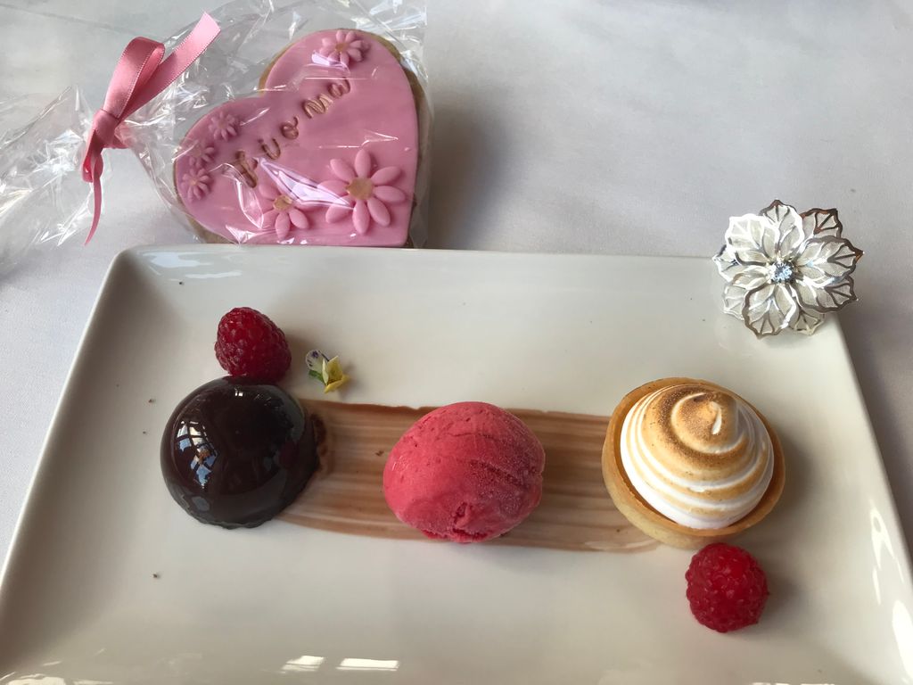 Trio of desserts