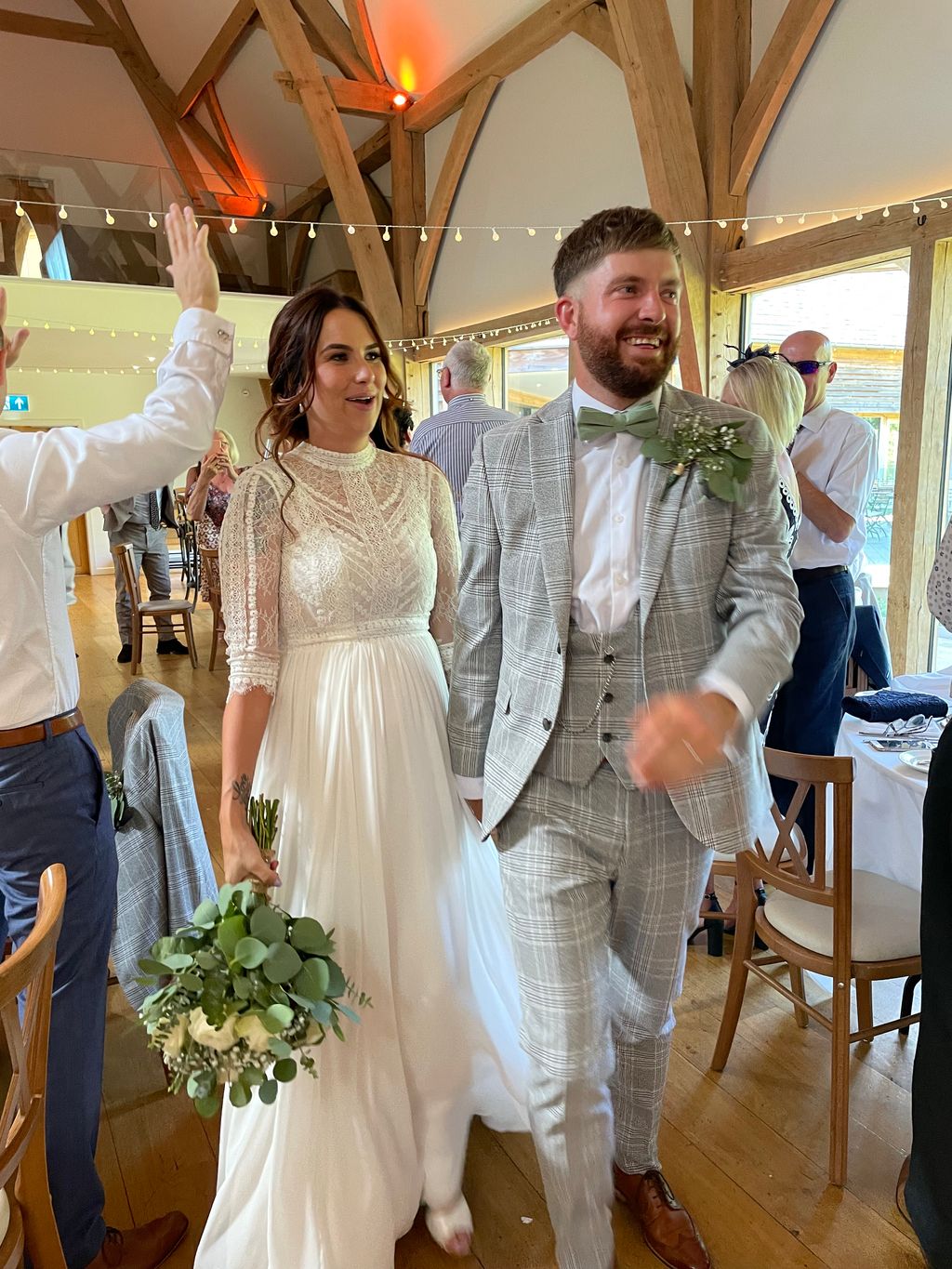 Couple after saying I do